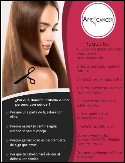 campana de donacion de cabello